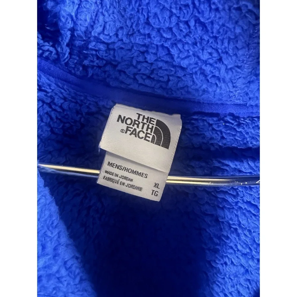 The North Face Campshire Pullover‎ Royal Blue Center Pocket Sherpa Men's XL